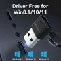 Vention NAHB0 Adaptador USB Bluetooth 5.3 Negro