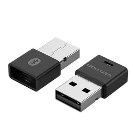 Vention Adaptador USB Bluetooth 5.3 NAHB0, Conectividad Inalámbrica de 20m y Audio de Alta Resolucion, Negro