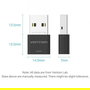Vention Adaptador USB Bluetooth 5.3 NAHB0, Conectividad Inalámbrica de 20m y Audio de Alta Resolucion, Negro