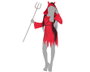 Demonia Disfraz de Halloween para Mujer Adulto, Rojo, Talla XS-S