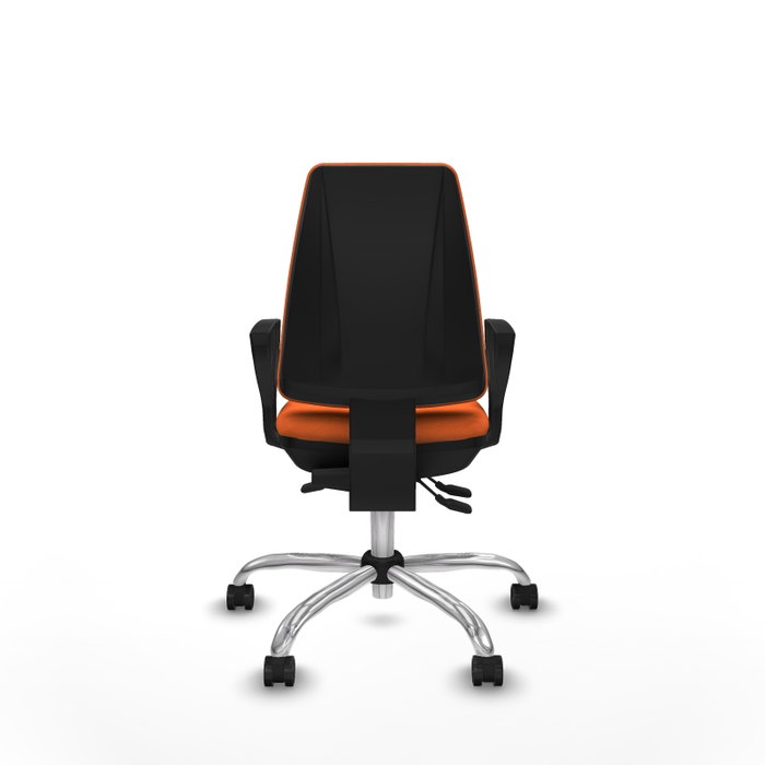 PIQUERAS Y CRESPO Silla de oficina Elche Naranja con Mecanismo Asincro