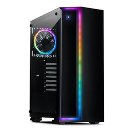 Inter-Tech Midi S-3906 Renegade sin fuente de alimentación