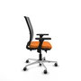 PIQUERAS Y CRESPO Silla de oficina Haches Naranja y Gris