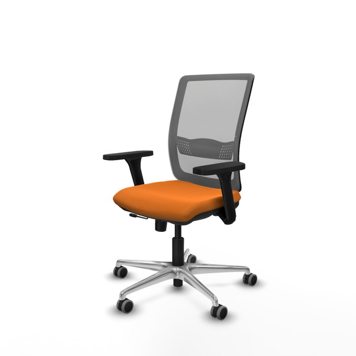 PIQUERAS Y CRESPO Silla de oficina Haches Naranja y Gris