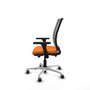 PIQUERAS Y CRESPO Silla de oficina Haches Naranja y Gris