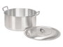KINVARA Cacerola de Aluminio 28 cm 8 L Plata (Pack de 2)denotes