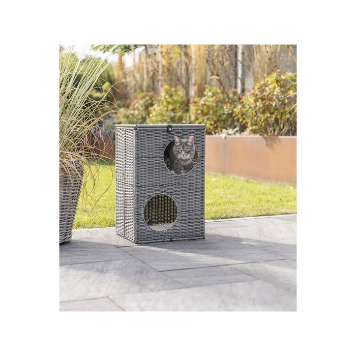 Cueva para gato Trixie Amalia Gris 37 x 57 x 35 cm