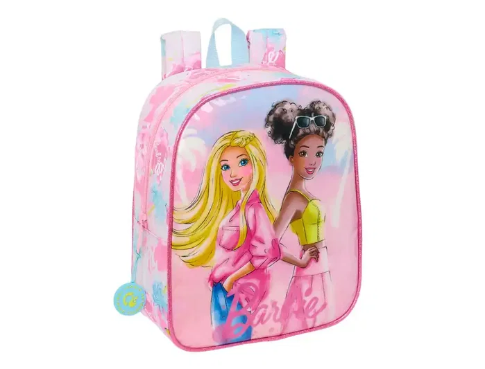 Safta Mochila de Guardería Barbie Painterly Adaptable a Carro Safta Mochila de Guardería Barbie Painterly Adaptable a Carro