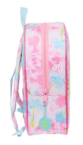 Mochila Escolar Barbie Painterly Rosa Azul cielo 22 x 27 x 10 cm