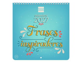 Finocam Calendario de Pared 2027 Artístico en Catalán con Espiral