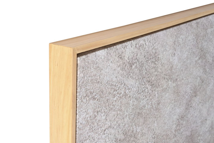 DKD Home Decor Cuadro de Lienzo Abstracto con Motivo Playa en Blanco y Beige, Marco de Madera, 143x102.6 cm, Pack de 2 Unidades