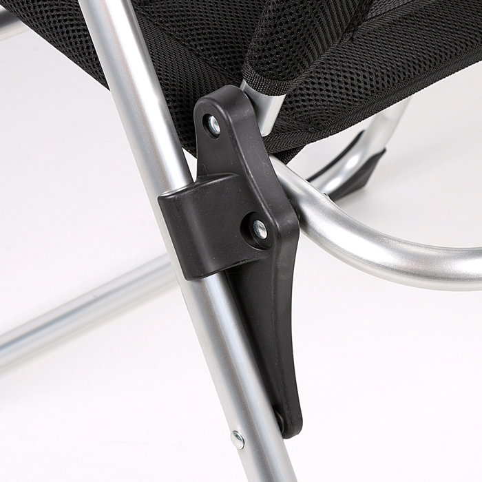 Aktive Silla plegable de jardín acolchado Deluxe respaldo alto multiposición