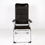 Aktive Silla plegable de jardín acolchado Deluxe respaldo alto multiposición