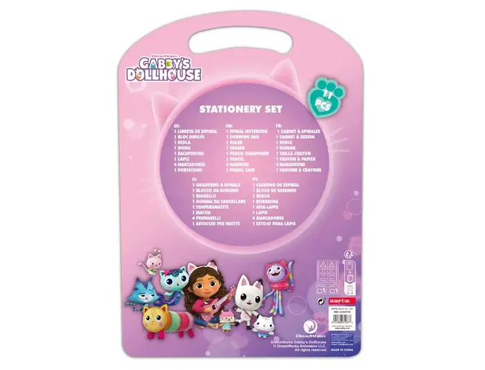 Safta Set de Escritura Gabby's Dollhouse Confetti