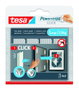 Tesa Powerstrips Click Tiras adhesivas hasta 7,2 kg 4x2