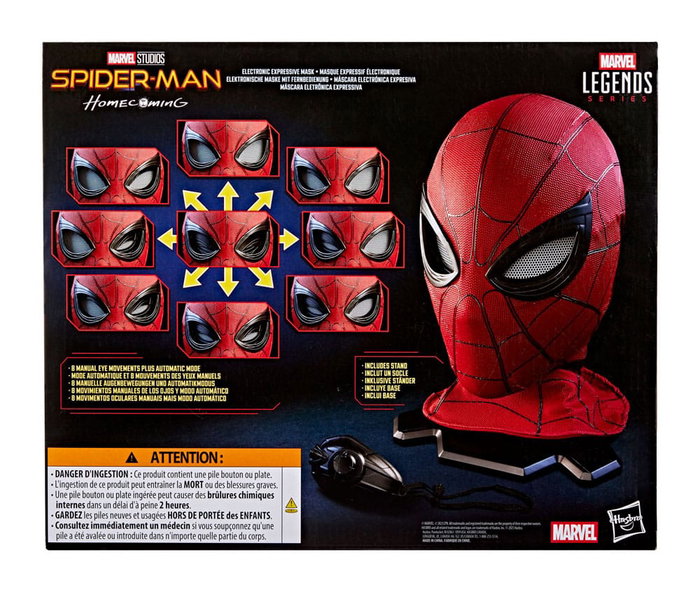 Spider-Man: Homecoming Máscara Electrónica Expresiva Spider-Man