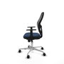 PIQUERAS Y CRESPO Silla de oficina Jorquera Azul marino y Negro