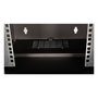 EQUIP EWM-06-3030-B 10" Bastidor de pared con puerta de vidrio 6U Negro