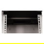 EQUIP EWM-06-3030-B Bastidor de Pared 6U, 10" (300x300mm), Puerta Frontal de Cristal, Negro, Acero