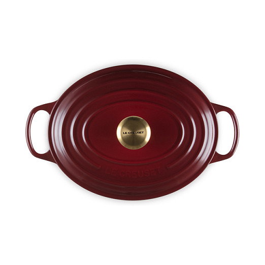 Le Creuset Signature Roaster oval 29cm rhone Rojo