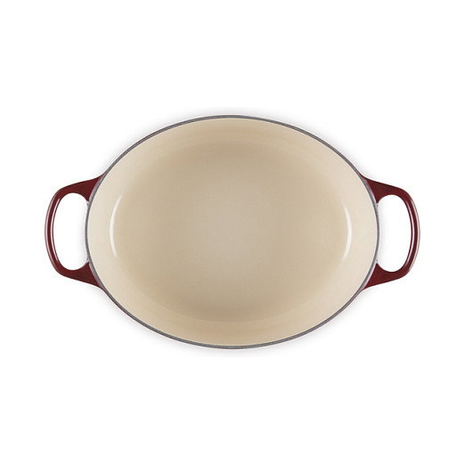 Le Creuset Signature Roaster oval 29cm rhone Rojo