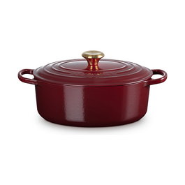 Le Creuset Signature Roaster oval 29cm rhone Rojo