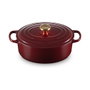 Le Creuset Signature Roaster oval 29cm rhone Rojo