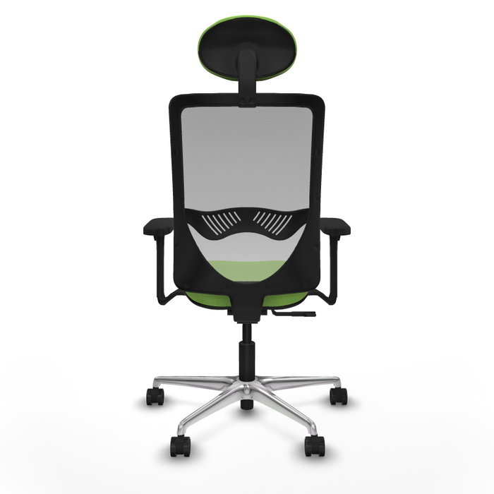 PIQUERAS Y CRESPO Silla de oficina Zulema con mecanismo Sincro, Tela Pistacho y Malla Gris PIQUERAS Y CRESPO Silla de oficina Zulema con mecanismo Sincro, Tela Pistacho y Malla Gris