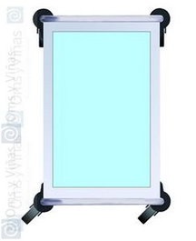 Rieber Carro Servostar Vidrio Azul Claro - Carro para Almacenaje y Transporte