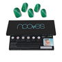 NOOVES Láminas de Uñas de Gel Jade Glass Premium Glam Verde 20 u
