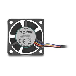 DeLOCK 67299 Ventilador Axial 24 V DC 40 x 40 x 20 mm Negro