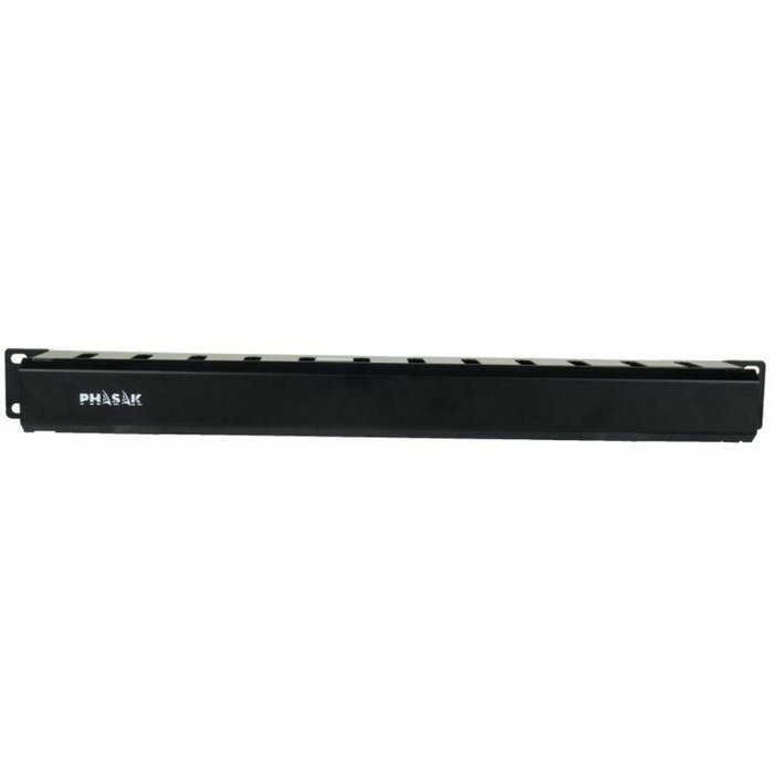 Phasak Panel Guía de Cables con Cepillo 1U Negro PA 1901
