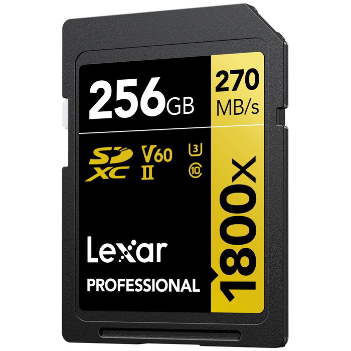 Lexar Professional 1800x SDXC 256 GB V60 U3