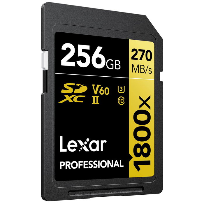 Lexar Professional 1800x SDXC 256 GB V60 U3
