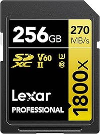 Lexar Professional 1800x SDXC 256 GB V60 U3