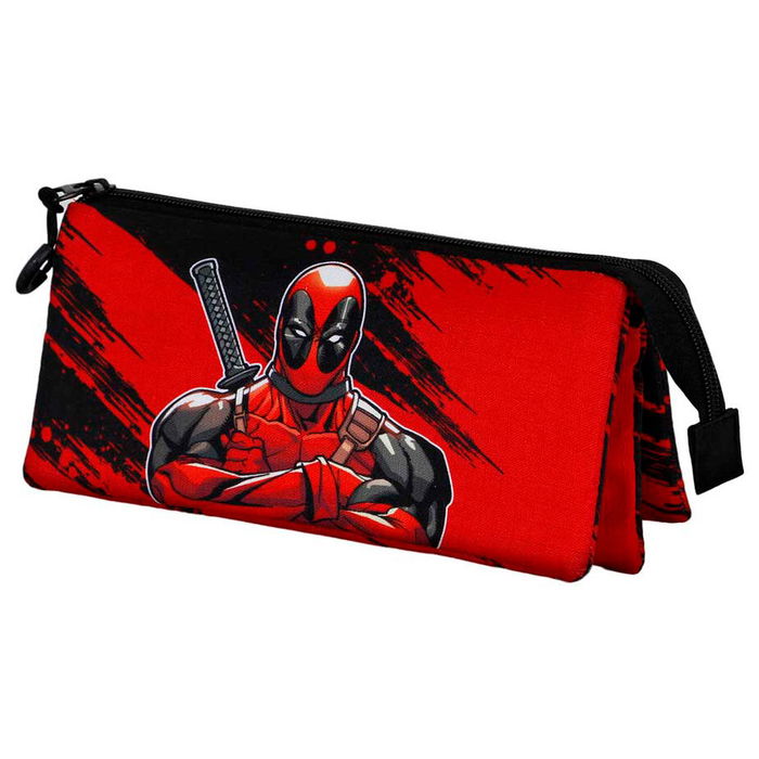 Karactermania Portatodo Plus Bad Deadpool Marvel Triple Estuche 10x23,5x5cm Karactermania Portatodo Plus Bad Deadpool Marvel Triple Estuche 10x23,5x5cm