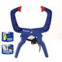 Workpro Pinza de resorte con carraca 50 mm Azul