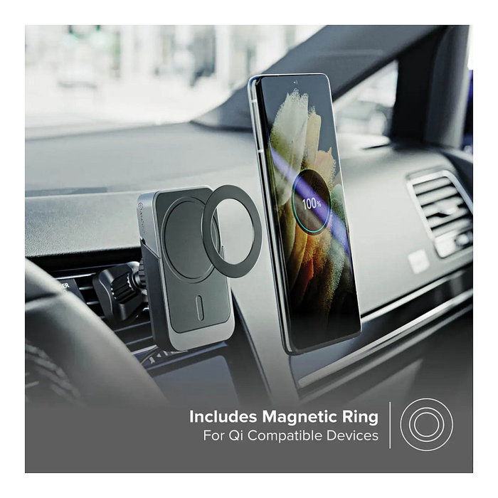Alogic Matrix+ Wireless 3-in-1 Charging St.MagSafe + Vent Mount