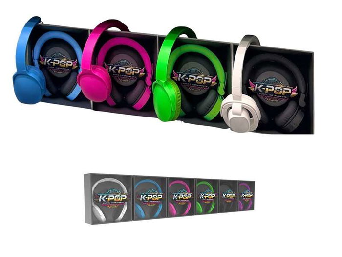 Cefa Auriculares Bluetooth K-Pop con batería recargable, surtidos