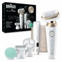 Braun Silk-epil 9 Flex 9-481 Epiladora 3D SensoSmart Oro/Blanco con Cabezal Bikini