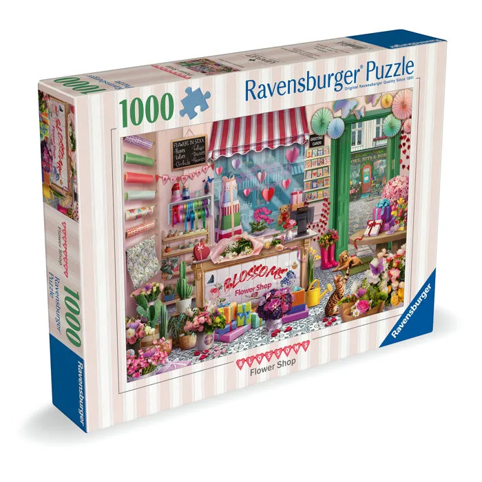 Ravensburger Rompecabezas Adultos 1000 Piezas La Floristería - 12001727, Puzzle Calidad Premium desde 14 años