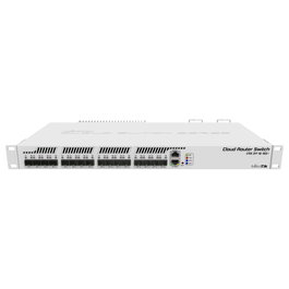 MikroTik CRS317-1G-16S+RM Switch Gestionado L3 Montaje en Rack 1U 16 Puertos SFP+ 1 Puerto Gigabit Ethernet