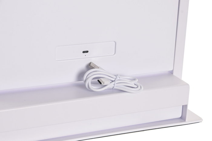 DKD Home Decor Espejo LED de Cristal 35x9,5x45 con Control Táctil