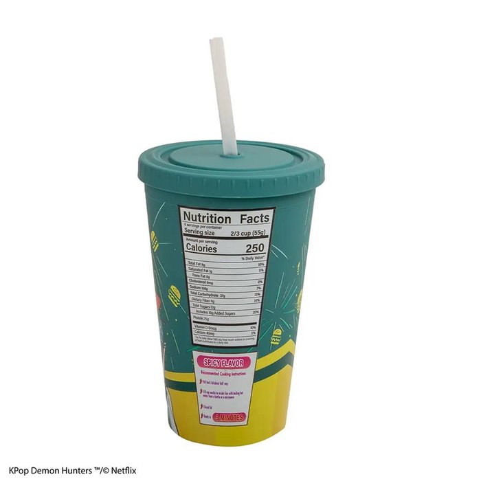 Cinereplicas Tumbler Reutilizable con Pajita KPop Demon Hunters Zoey - Diseño Anime y K-Pop, Capacidad 500-600 ml, Vaso para Bebidas Frías Cinereplicas Tumbler Reutilizable con Pajita KPop Demon Hunters Zoey - Diseño Anime y K-Pop, Capacidad 500-600 ml, Vaso para Bebidas Frías