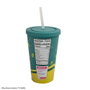 Cinereplicas Tumbler Reutilizable con Pajita KPop Demon Hunters Zoey - Diseño Anime y K-Pop, Capacidad 500-600 ml, Vaso para Bebidas Frías