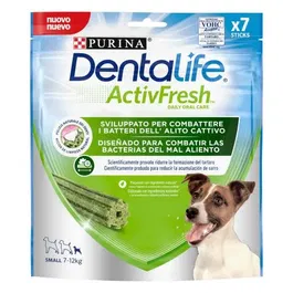 Purina Dentalife Activfresh Small - Snack dental con espirulina y miel, 6x115g, reduce el sarro y mal aliento para perros pequeños