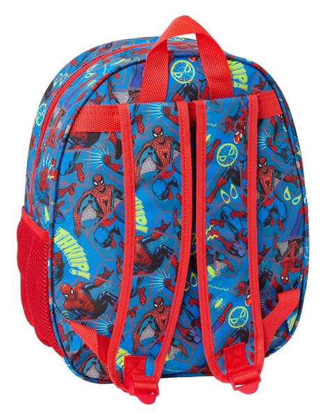 Safta Mochila Infantil 3D Spider-Man 27x33x10 cm para Niños +3 Años
