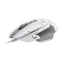 Logitech G502 X Ratón Ergonómico Gaming Cableado Blanco 25600 DPI 13 Botones