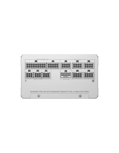 Corsair RM1200e White Fuente de alimentación totalmente modular de 1200W