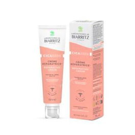 BIARRITZ Crema Reparadora Alga Sendatu 100 Ml - Repara y Calma Piel Irritada, Dañada y Reactiva para Bebés, Niños y Adultos, Hipoalergénica, Certificado Ecológico